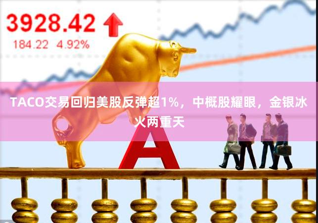 TACO交易回归美股反弹超1%，中概股耀眼，金银冰火两重天