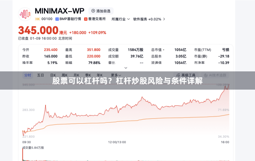 股票可以杠杆吗？杠杆炒股风险与条件详解